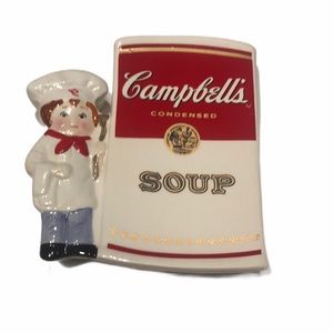 Vintage Campbell's Soup Can Spoon Rest Wall Decor